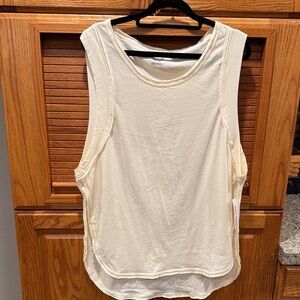 Urban Outfitters Cream Muscle Tank Top